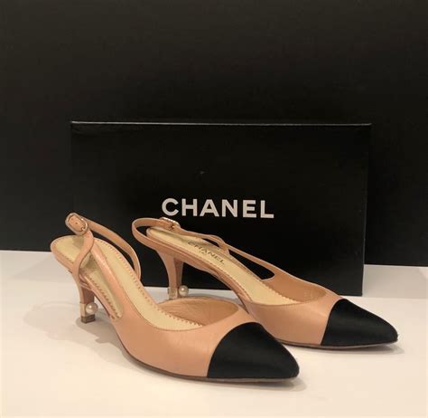 chanel slingback shoes buy|vintage chanel slingback heels.